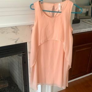 Peach dress
